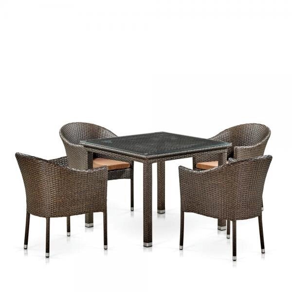 Комплект мебели T257A/Y350A-W53 Brown 4Pcs от компании Интернет-магазин «Hutki. by» - фото 1