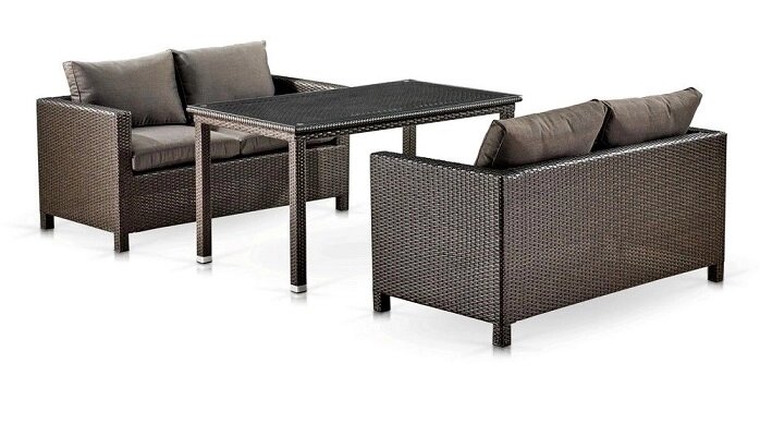 Комплект плетеной мебели T256A S59A-W53 Brown ##от компании## Интернет-магазин «Hutki. by» - ##фото## 1