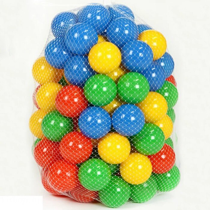 Комплект шариков 7 см/100 шт PS-067 от компании Интернет-магазин «Hutki. by» - фото 1