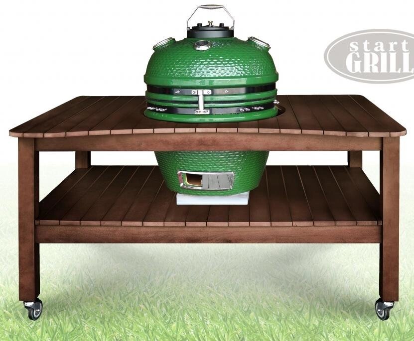 Комплект Start Grill, 57 см / 22 зеленый с окошком от компании Интернет-магазин «Hutki. by» - фото 1