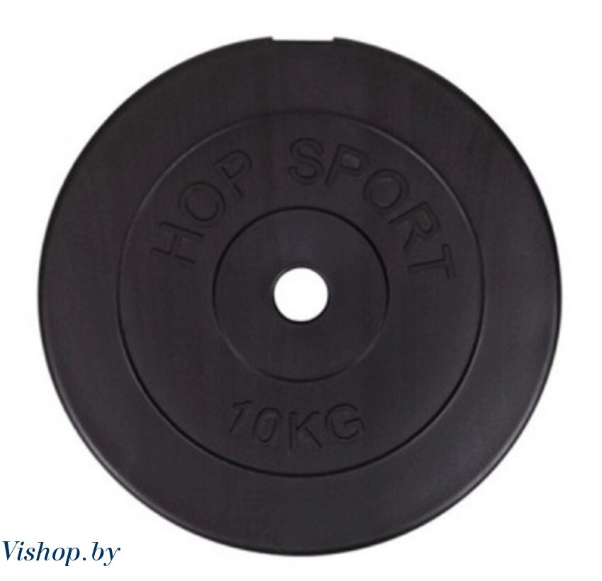 Композитный диск Hop Sport 10 кг (посад. диаметр - 30 мм) от компании Интернет-магазин «Hutki. by» - фото 1