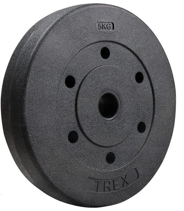 Композитный диск Trex Sport 5 кг (посад. диаметр 26 мм) от компании Интернет-магазин «Hutki. by» - фото 1