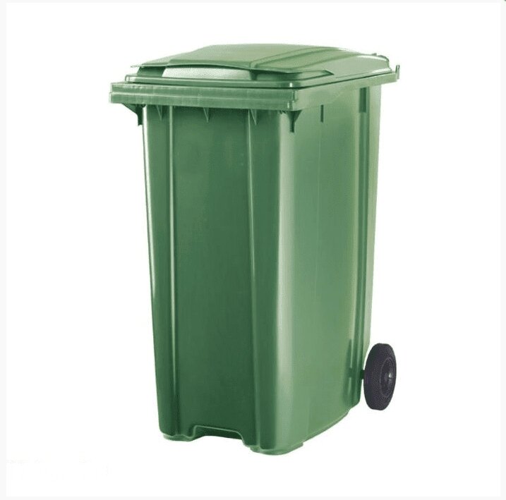 Контейнер для мусора ESE 120л зеленый от компании Интернет-магазин «Hutki. by» - фото 1