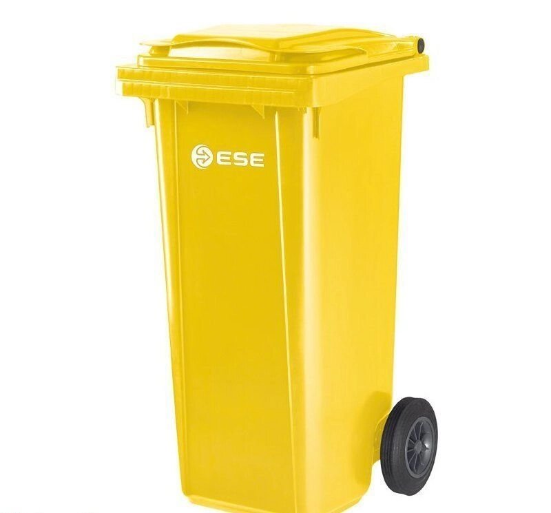 Контейнер для мусора ESE 120л желтый от компании Интернет-магазин «Hutki. by» - фото 1