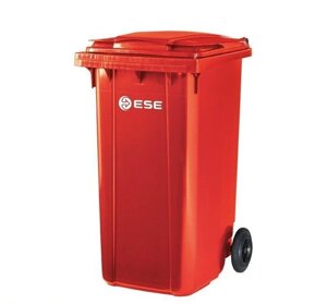 Контейнер для мусора ESE 240л красный