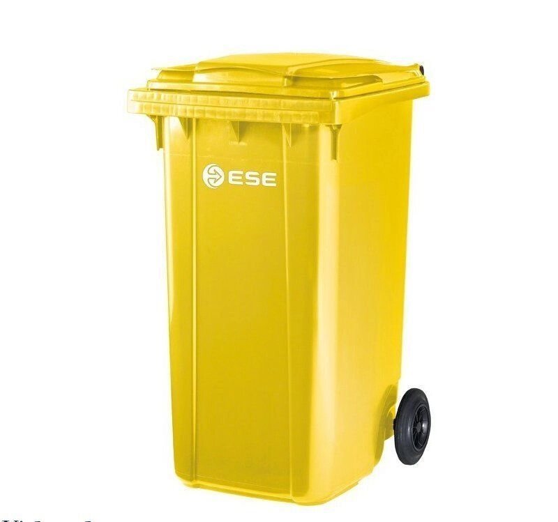 Контейнер для мусора ESE 240л желтый от компании Интернет-магазин «Hutki. by» - фото 1