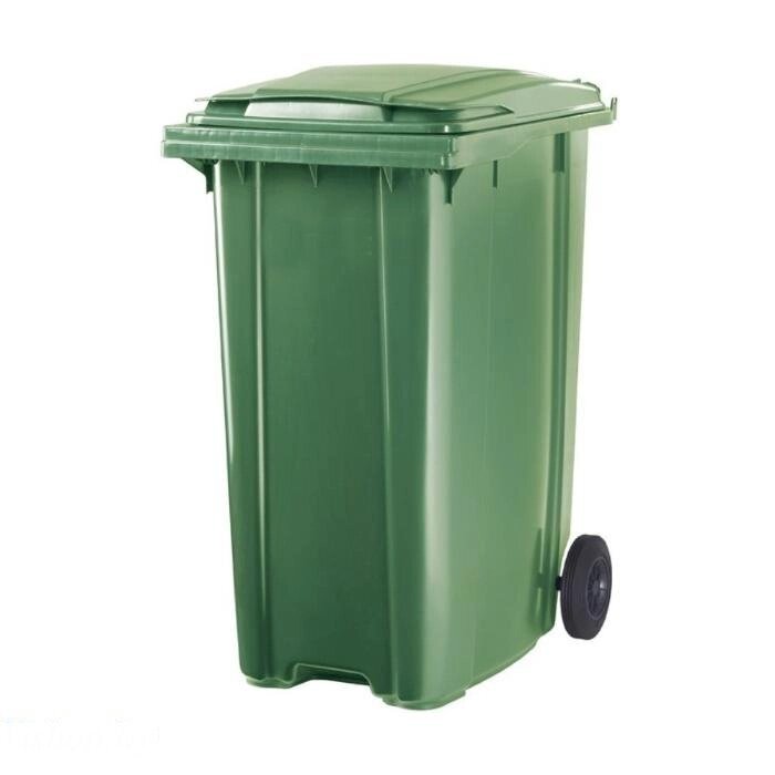 Контейнер для мусора ESE 360л зеленый от компании Интернет-магазин «Hutki. by» - фото 1