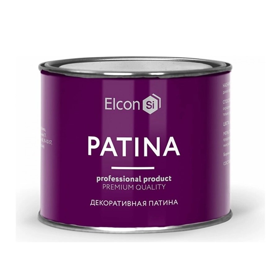 Краска Elcon Patina кузнечная 200г серебристый от компании Интернет-магазин «Hutki. by» - фото 1