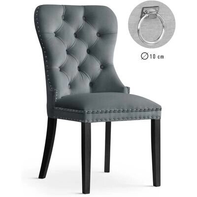 Кресло CAROLINA КАРОЛИНА II серый/черный от компании Интернет-магазин «Hutki. by» - фото 1
