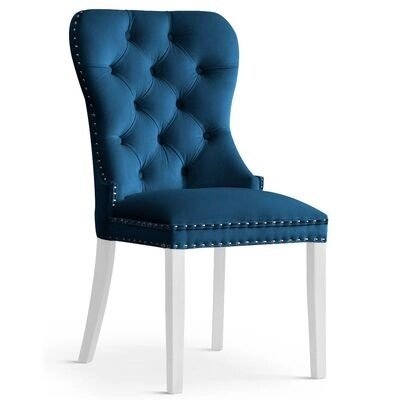 Кресло CAROLINA КАРОЛИНА II синий/белый от компании Интернет-магазин «Hutki. by» - фото 1