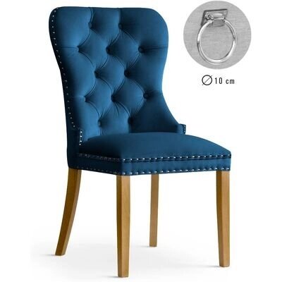Кресло CAROLINA КАРОЛИНА II синий/дуб от компании Интернет-магазин «Hutki. by» - фото 1