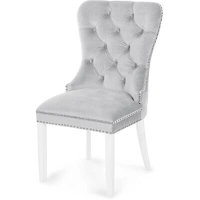 Кресло CAROLINA КАРОЛИНА II светло-серый/белый от компании Интернет-магазин «Hutki. by» - фото 1