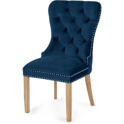 Кресло CAROLINA КАРОЛИНА синий/дуб от компании Интернет-магазин «Hutki. by» - фото 1