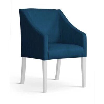 Кресло CUBE КУБ синий/белый от компании Интернет-магазин «Hutki. by» - фото 1