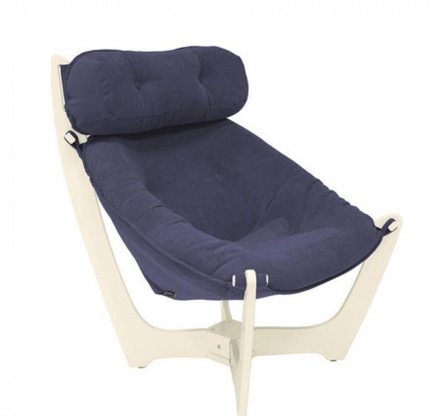 Кресло для отдыха Модель 11 Verona Denim blue сливочный от компании Интернет-магазин «Hutki. by» - фото 1