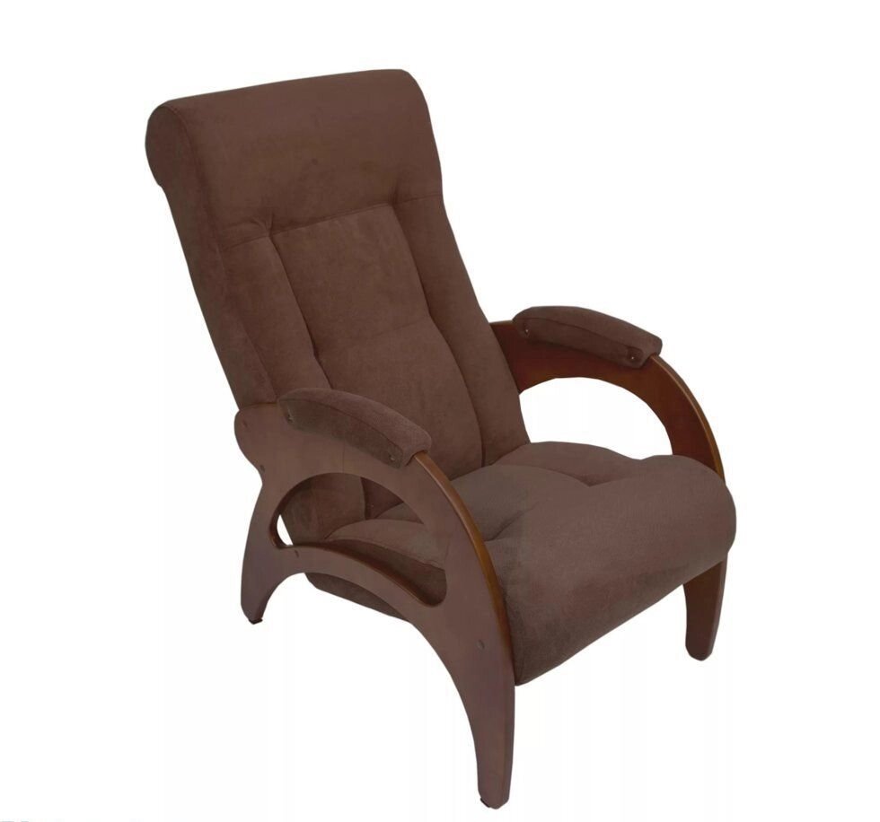 Кресло для отдыха Модель 41 б/л Verona brown орех от компании Интернет-магазин «Hutki. by» - фото 1