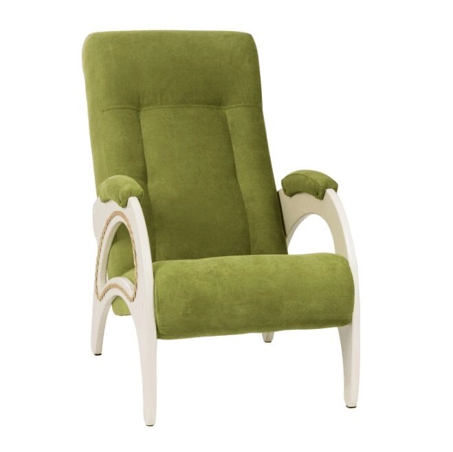 Кресло для отдыха Модель 41 Verona apple green сливочный от компании Интернет-магазин «Hutki. by» - фото 1