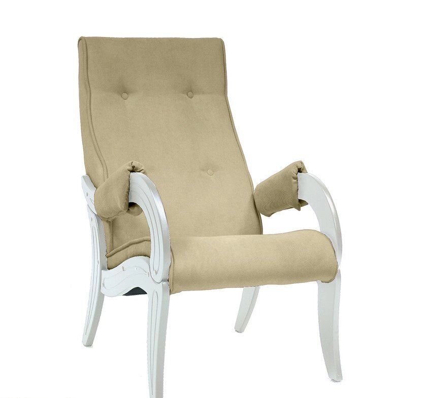 Кресло для отдыха Модель 701 Verona vanilla сливочный от компании Интернет-магазин «Hutki. by» - фото 1