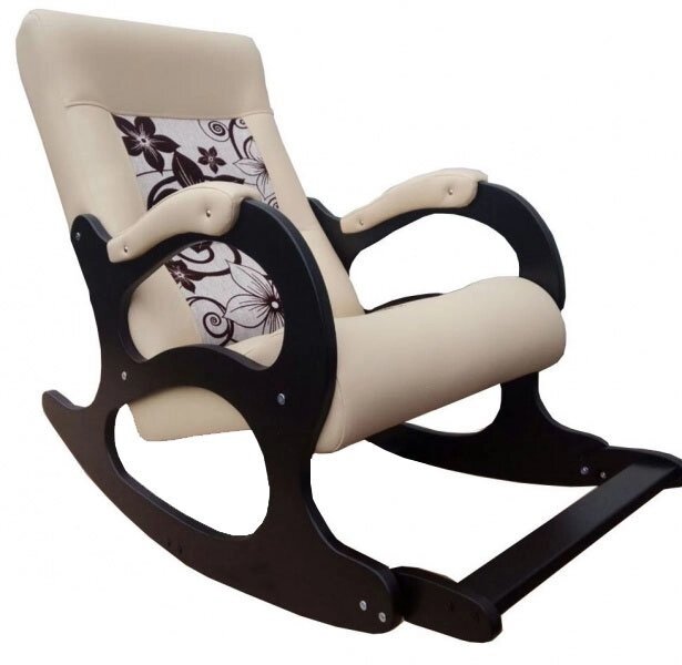 Кресло-качалка Бастион 2 кремовое с тканью от компании Интернет-магазин «Hutki. by» - фото 1