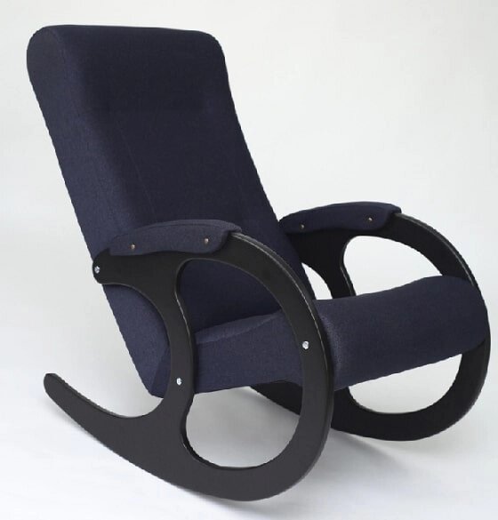 Кресло-качалка Бастион 3 арт. Bahama midnight ноги венге от компании Интернет-магазин «Hutki. by» - фото 1