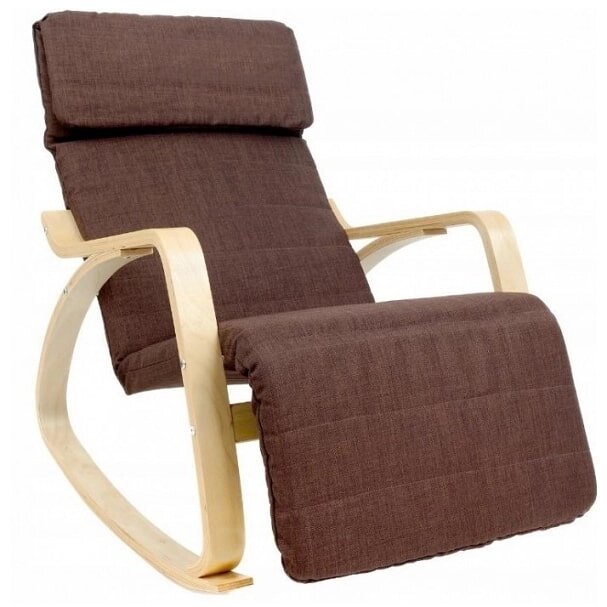 Кресло-качалка Calviano Relax 1103 коричневый от компании Интернет-магазин «Hutki. by» - фото 1