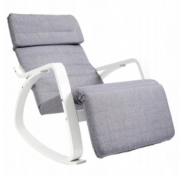 Кресло-качалка Calviano Relax 1105 серое от компании Интернет-магазин «Hutki. by» - фото 1
