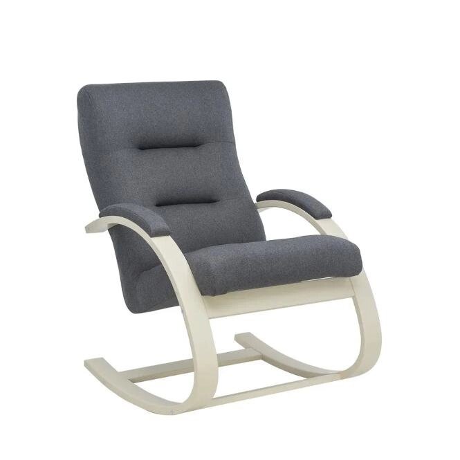 Кресло-качалка МИЛАНО Leset  серый/ сл. кость от компании Интернет-магазин «Hutki. by» - фото 1