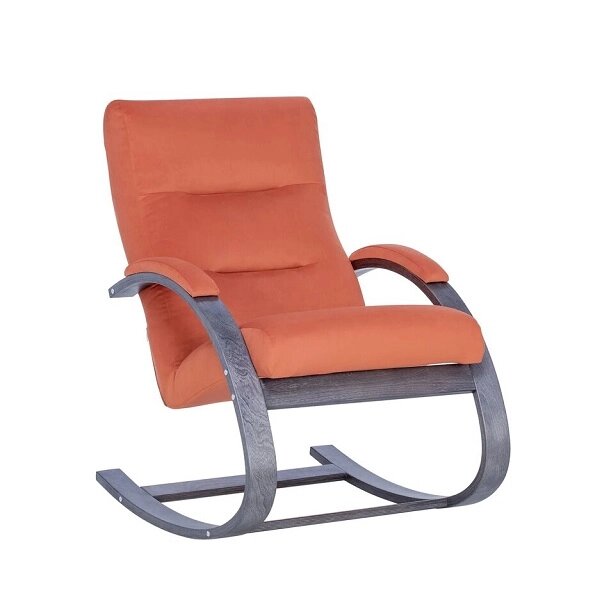 Кресло-качалка МИЛАНО Leset Velur V 39 венге текстура от компании Интернет-магазин «Hutki. by» - фото 1