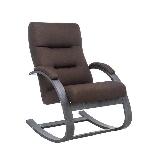 Кресло-качалка МИЛАНО Leset  венге текстура brown от компании Интернет-магазин «Hutki. by» - фото 1