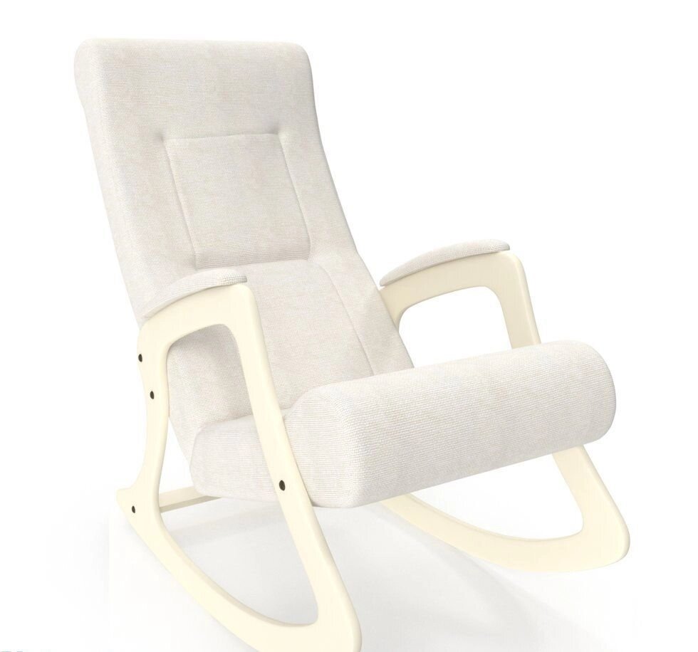 Кресло-качалка модель 2 Мальта 01 сливочный от компании Интернет-магазин «Hutki. by» - фото 1