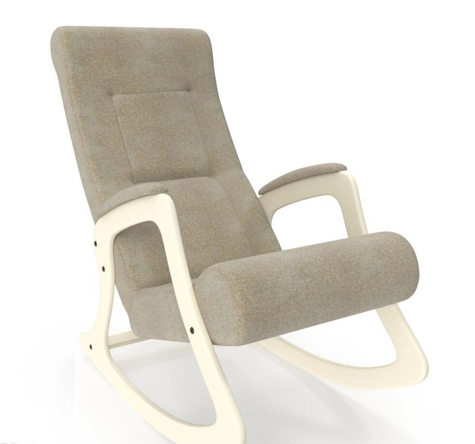 Кресло-качалка модель 2 Мальта 03 сливочный от компании Интернет-магазин «Hutki. by» - фото 1