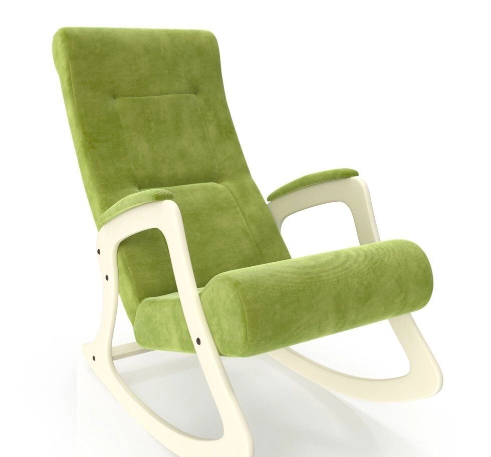 Кресло-качалка модель 2 Verona Apple Green сливочный от компании Интернет-магазин «Hutki. by» - фото 1