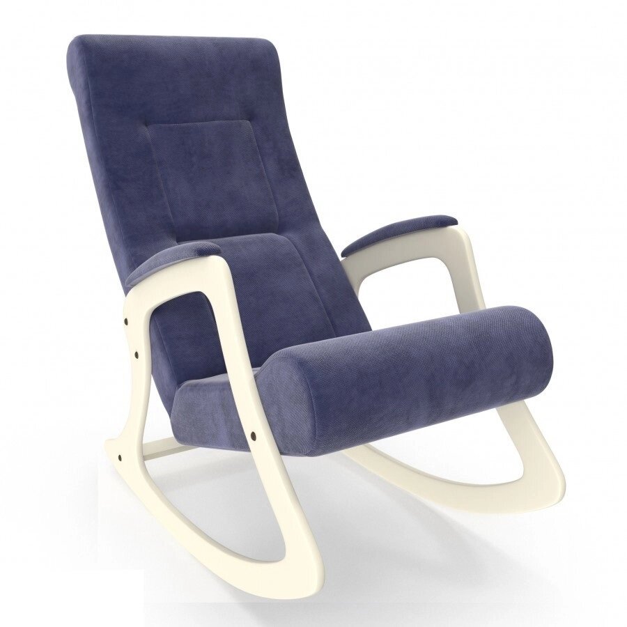 Кресло-качалка модель 2 Verona denim blue сливочное от компании Интернет-магазин «Hutki. by» - фото 1