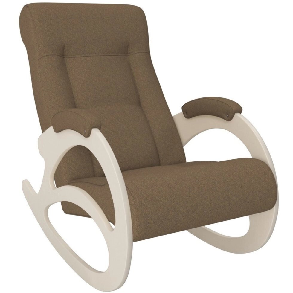 Кресло-качалка модель 4 б/л Мальта 17 сливочный от компании Интернет-магазин «Hutki. by» - фото 1