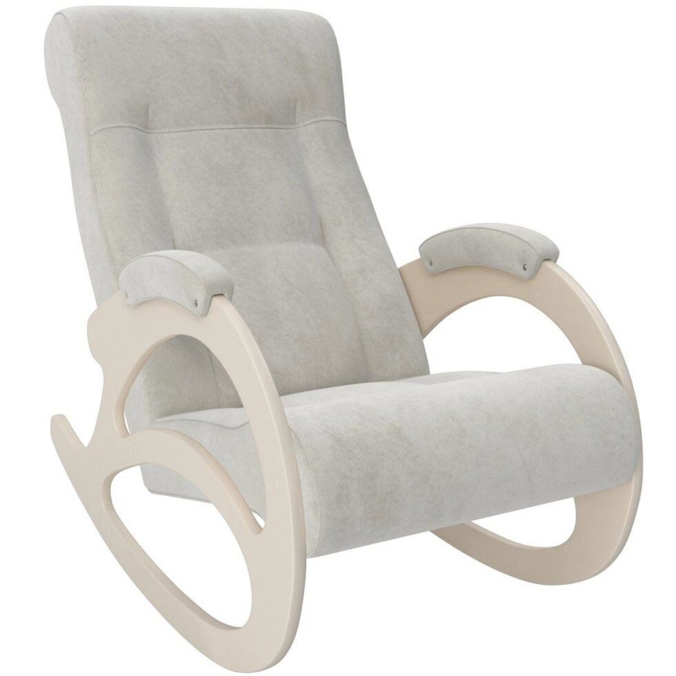 Кресло-качалка модель 4 б/л Verona Light Grey сливочный от компании Интернет-магазин «Hutki. by» - фото 1