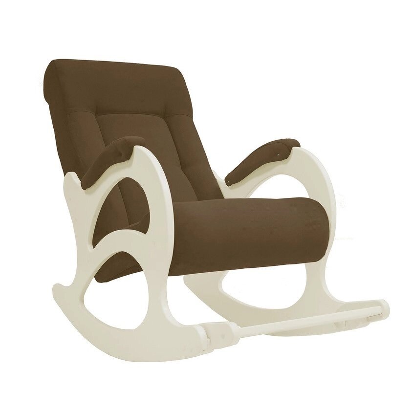 Кресло-качалка модель 44 б/л Verona  brown сливочный от компании Интернет-магазин «Hutki. by» - фото 1