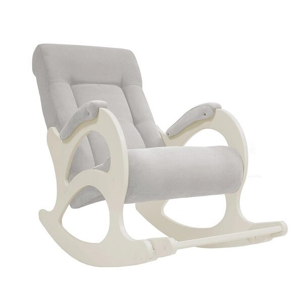 Кресло-качалка модель 44 б/л Verona  light grey сливочный от компании Интернет-магазин «Hutki. by» - фото 1