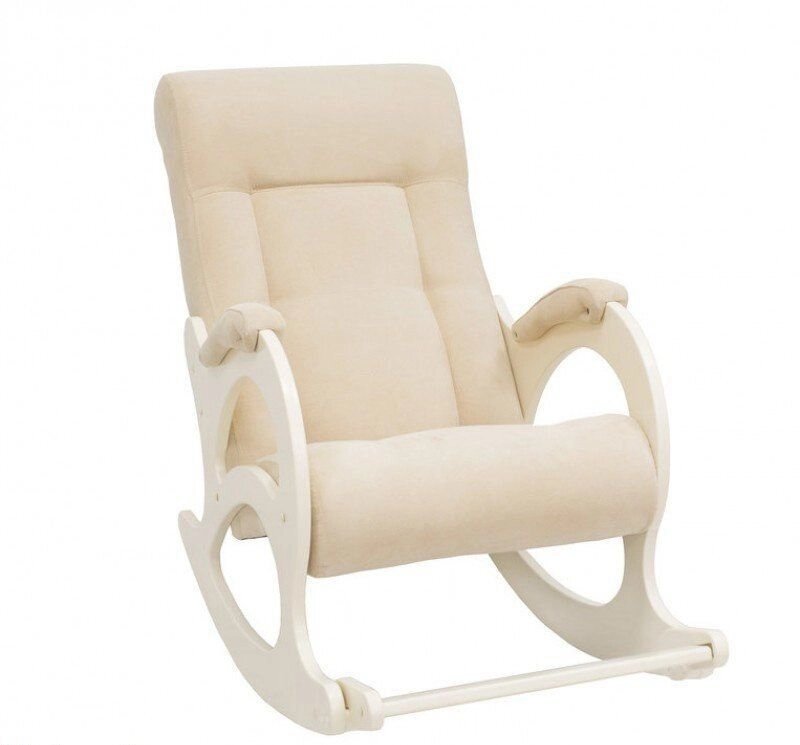 Кресло-качалка модель 44 б/л Verona vanilla сливочный от компании Интернет-магазин «Hutki. by» - фото 1