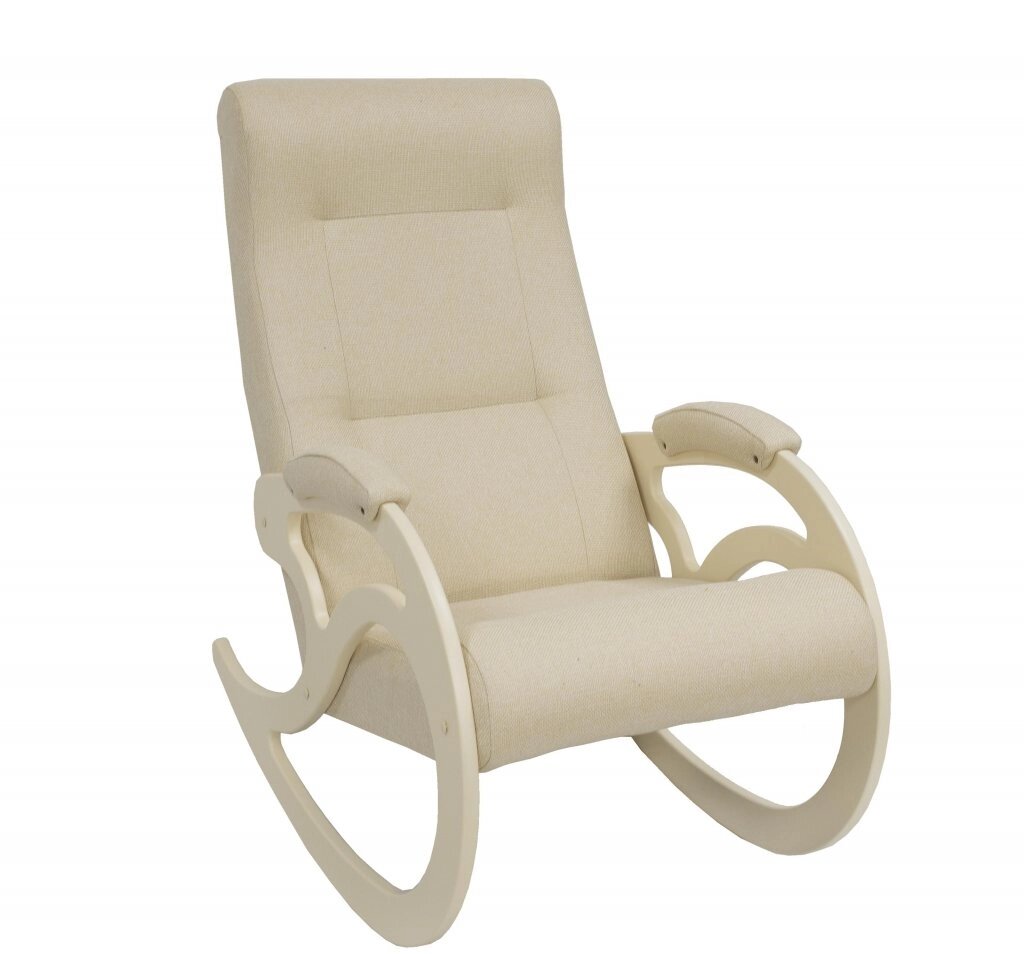 Кресло-качалка модель 5 Мальта 01 сливочный от компании Интернет-магазин «Hutki. by» - фото 1