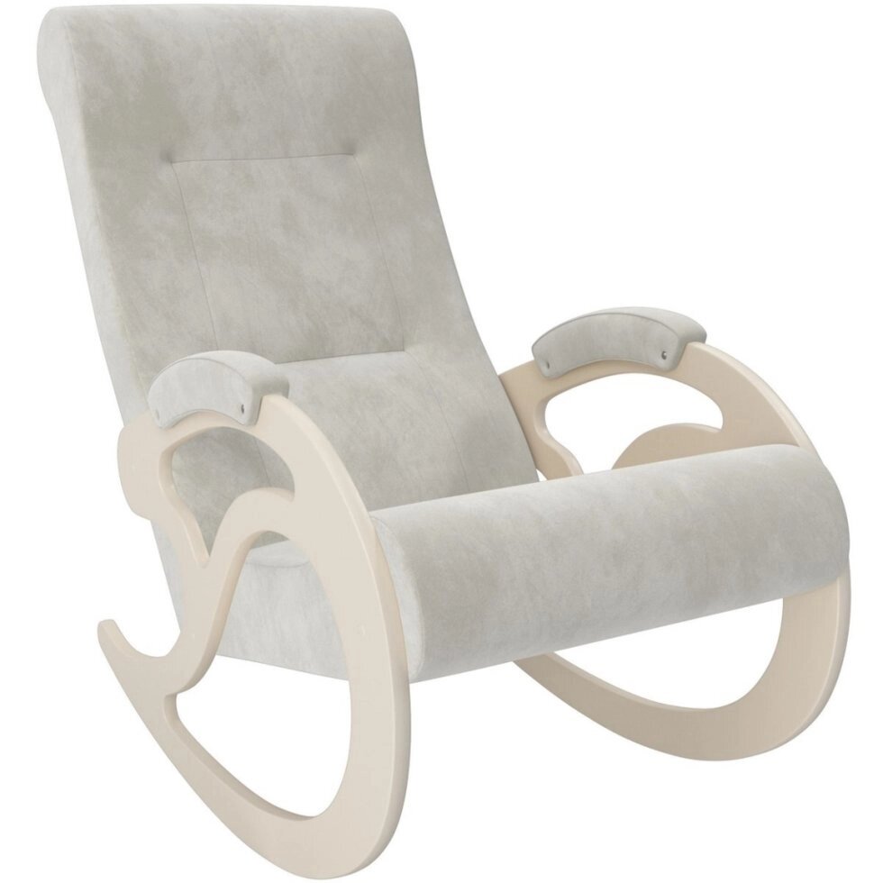 Кресло-качалка модель 5 Verona Light Grey сливочный от компании Интернет-магазин «Hutki. by» - фото 1