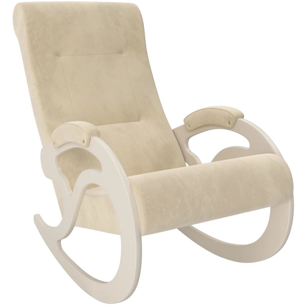 Кресло-качалка модель 5 Verona Vanilla сливочный от компании Интернет-магазин «Hutki. by» - фото 1