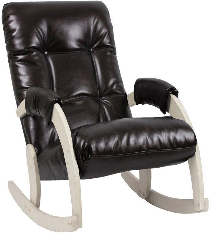 Кресло-качалка Модель 67 Орегон перламутр 120 сливочный от компании Интернет-магазин «Hutki. by» - фото 1