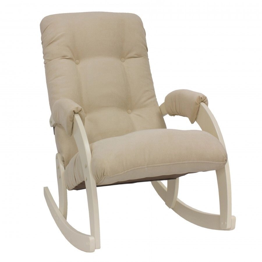 Кресло-качалка Модель 67 Verona vanilla сливочный от компании Интернет-магазин «Hutki. by» - фото 1