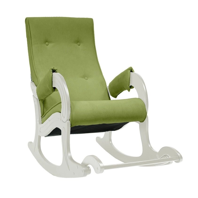 Кресло-качалка модель 707 Verona Apple green сливочный от компании Интернет-магазин «Hutki. by» - фото 1