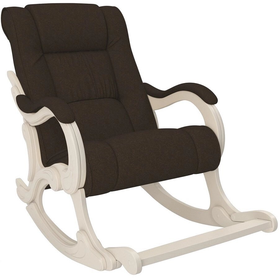 Кресло-качалка Модель 77 Лидер Мальта 15 сливочный от компании Интернет-магазин «Hutki. by» - фото 1