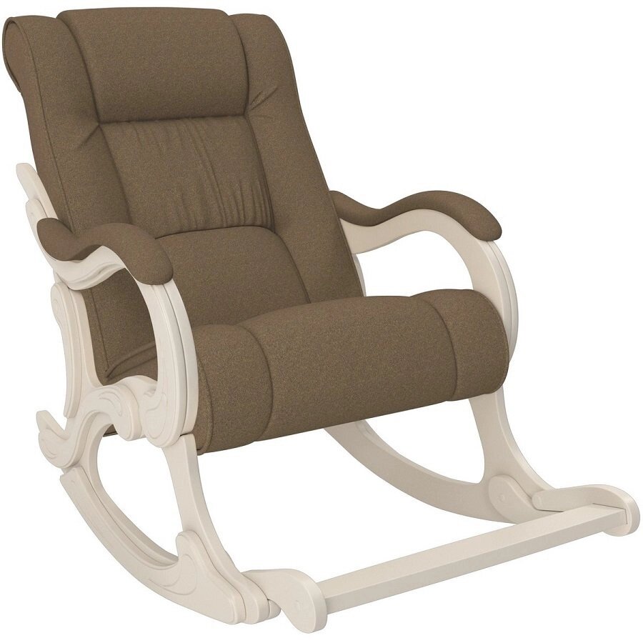 Кресло-качалка Модель 77 Лидер Мальта 17 сливочный от компании Интернет-магазин «Hutki. by» - фото 1