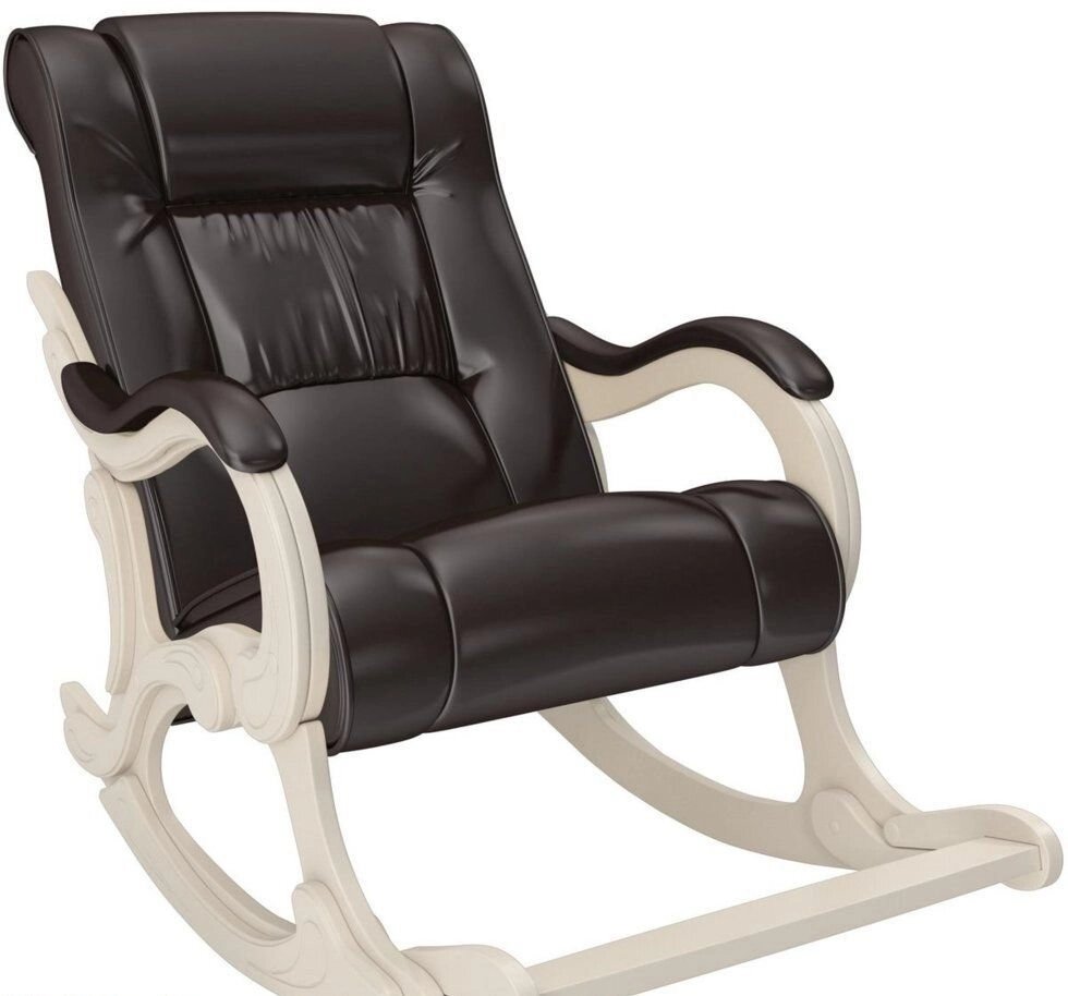 Кресло-качалка Модель 77 Лидер Орегон перламутр 120 сливочный от компании Интернет-магазин «Hutki. by» - фото 1