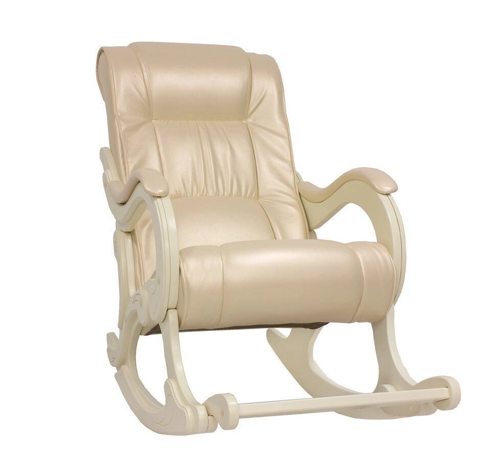 Кресло-качалка Модель 77 Лидер Polaris Beige сливочный от компании Интернет-магазин «Hutki. by» - фото 1