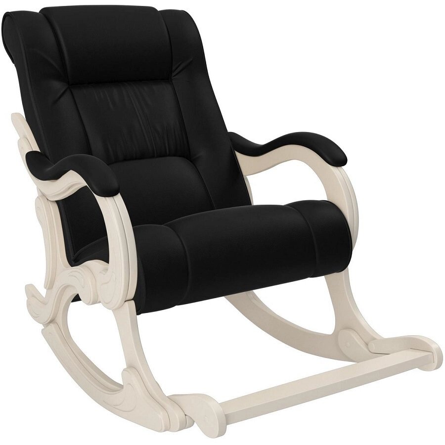 Кресло-качалка Модель 77 Лидер Vegas Lite Black сливочный от компании Интернет-магазин «Hutki. by» - фото 1