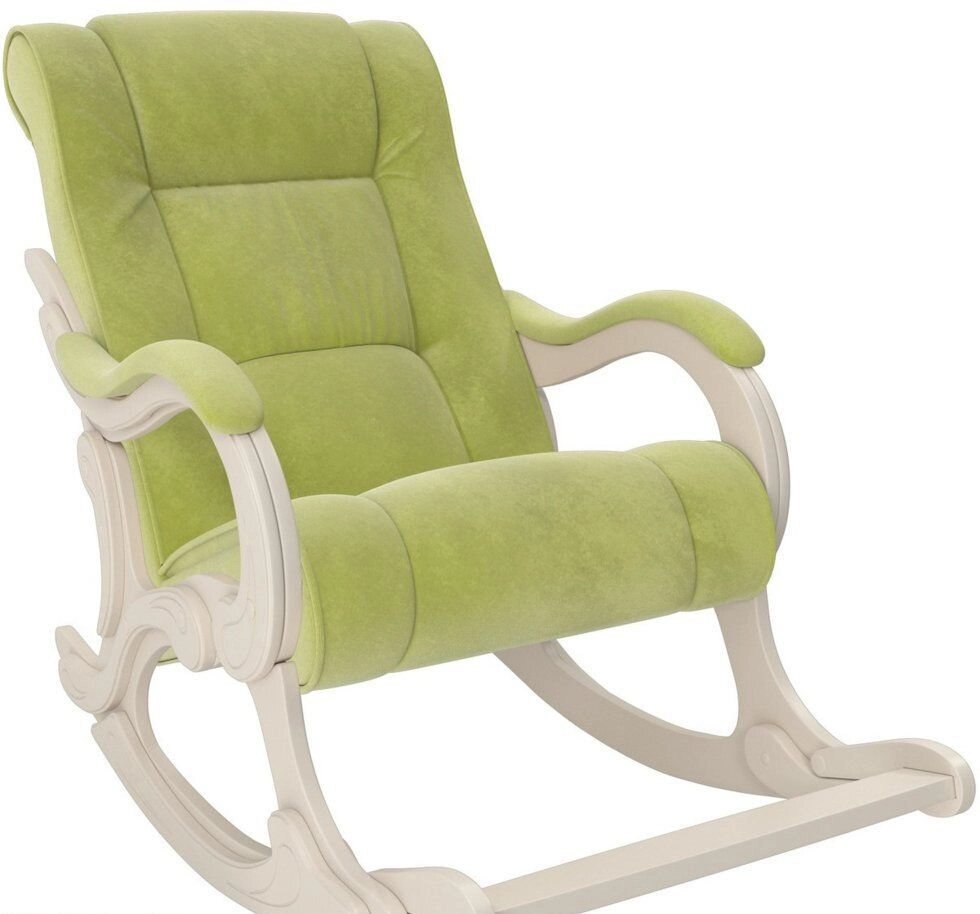 Кресло-качалка Модель 77 Лидер Verona Apple Green сливочный от компании Интернет-магазин «Hutki. by» - фото 1